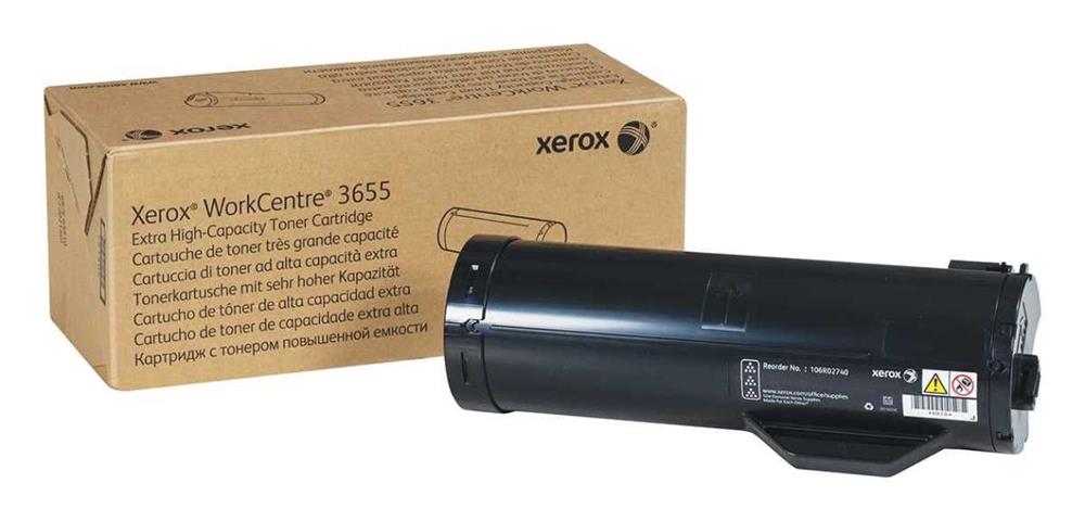 Xerox Workcentre 3655, Cartucho de Toner Preto De.