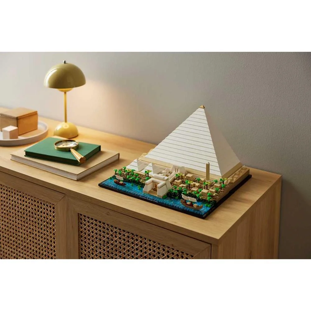 Lego Architecture: Grande Pirâmide de Gizé | Idades 18+ | 1476 Peças | Item 21058