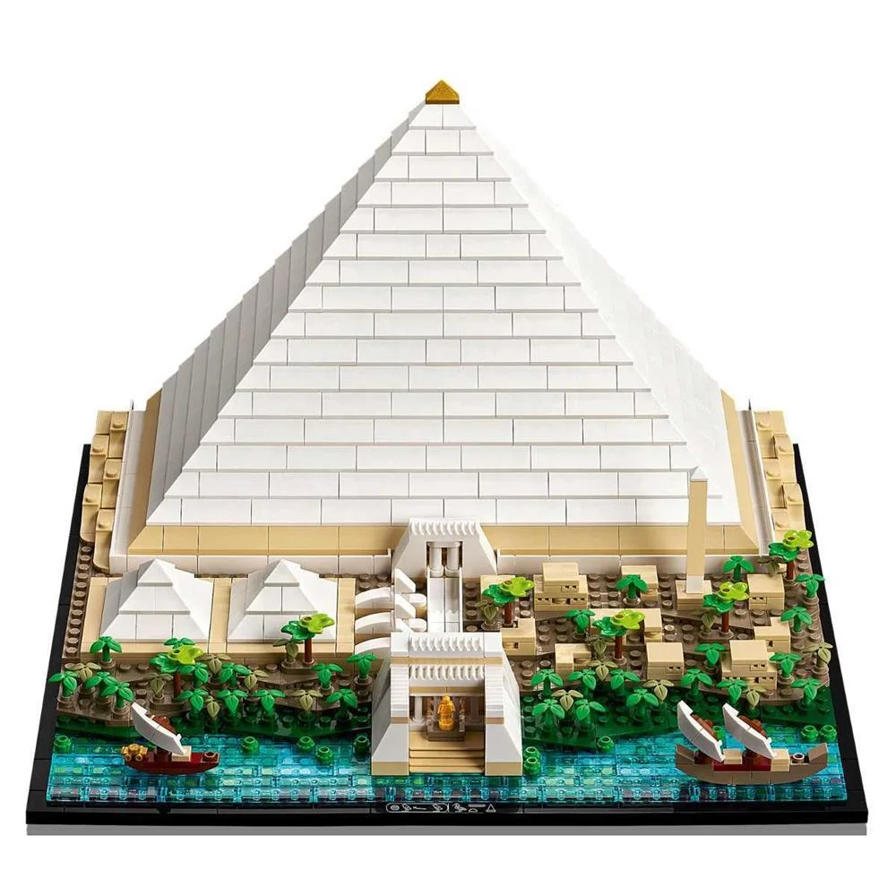 Lego Architecture: Grande Pirâmide de Gizé | Idades 18+ | 1476 Peças | Item 21058