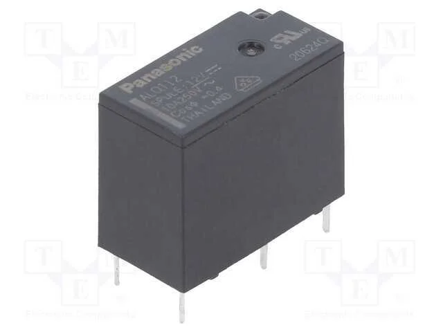 Relé: Eletromagnético, Spdt, Ubobina : 12vdc, Icontactos Max: 10a