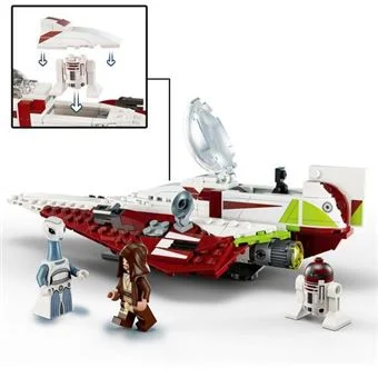 Lego Star Wars: Caça Estelar Jedi de Obi-Wan Kenobi | Idades 7+ | 282 Peças | Item 75333