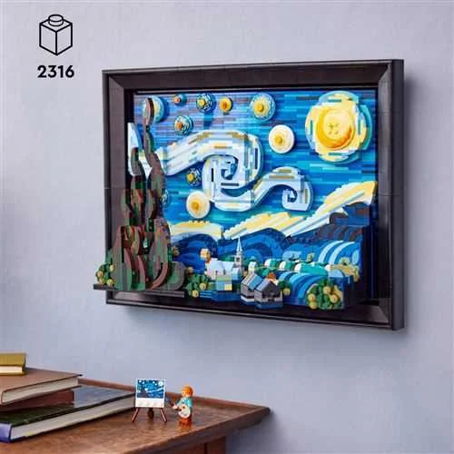 Lego Ideas 21333 The Starry Night - Vincent Van Gogh