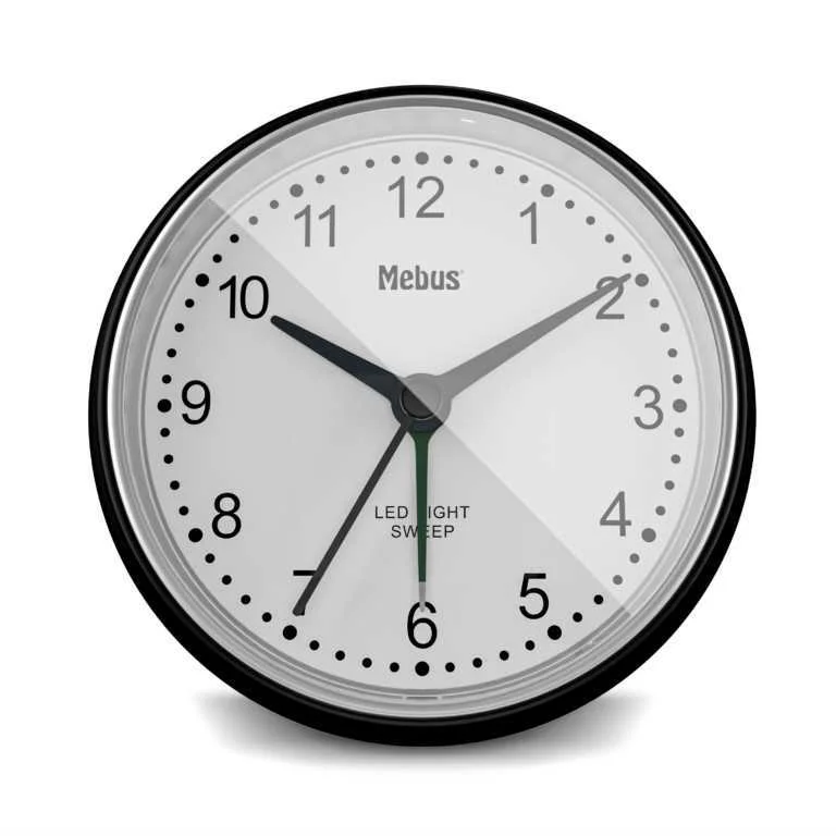 MEBUS 25806 DESPERTADOR DESPERTADOR QUARTZ PRETO,.