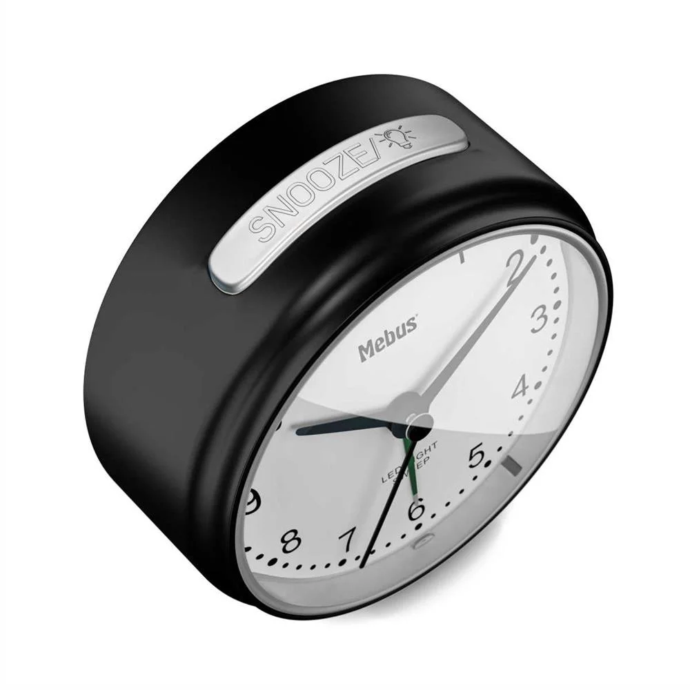 MEBUS 25806 DESPERTADOR DESPERTADOR QUARTZ PRETO,.
