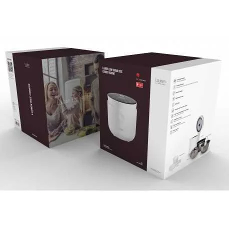 LAUBEN LBNRCD1500WT PANELA DE ARROZ 1,5 L 500 W B.
