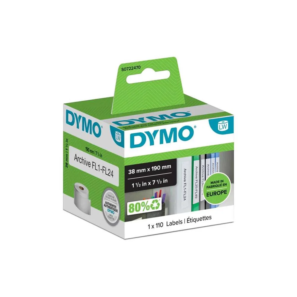 Dymo Etiketten 99018 White (S0722470)