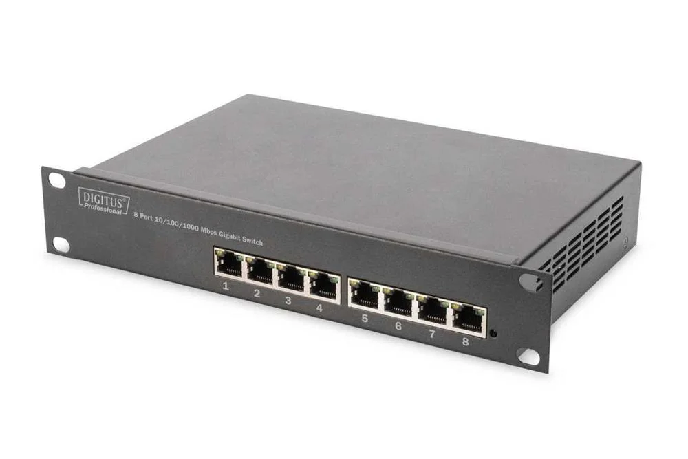 Digitus Switch 8-Port  Gigabit          Unmanaged Schwarz