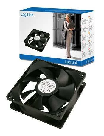 Ventilador Pc 80x80x25mm 2500rpm Preto - Logilink&reg;