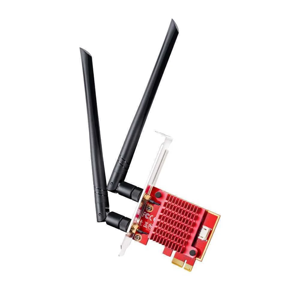 Placa de Rede Ax5400 Tri-Band Wi-Fi 6 Pci Express - Cudy