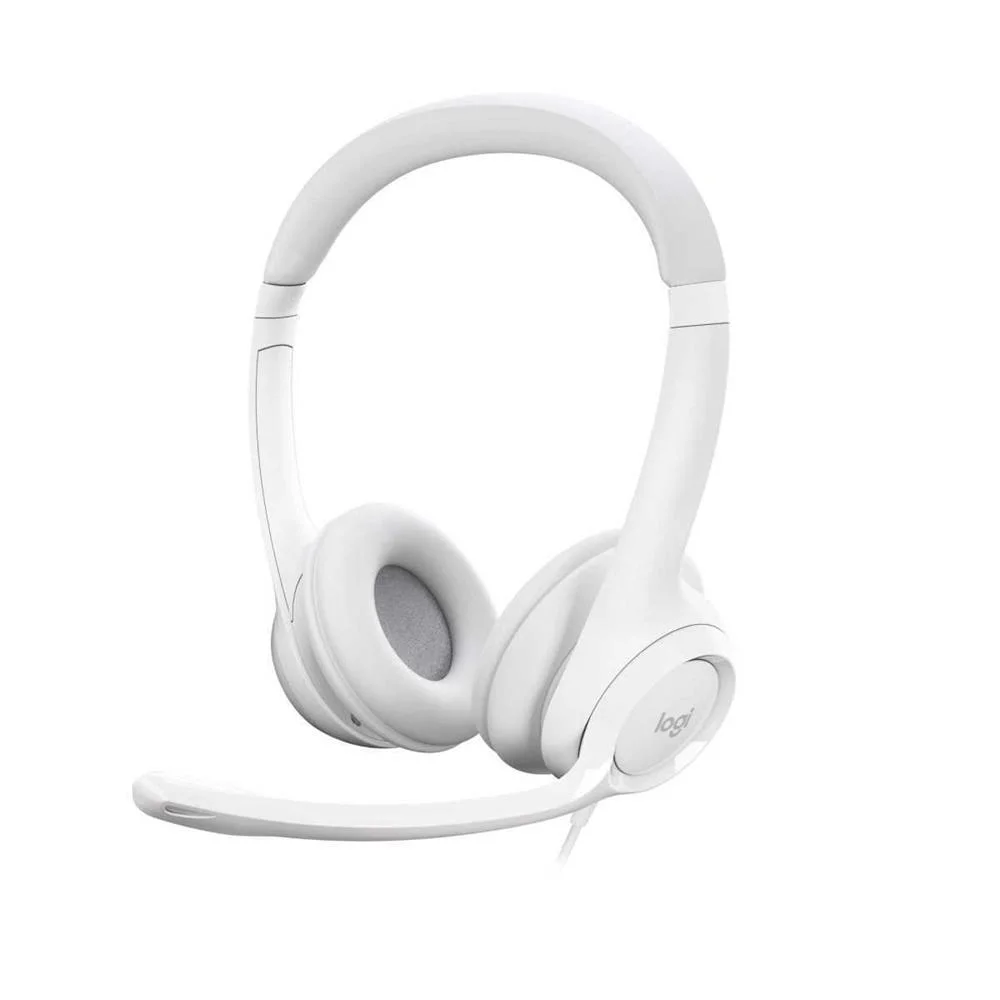 Headset Logitech H390 Off-White