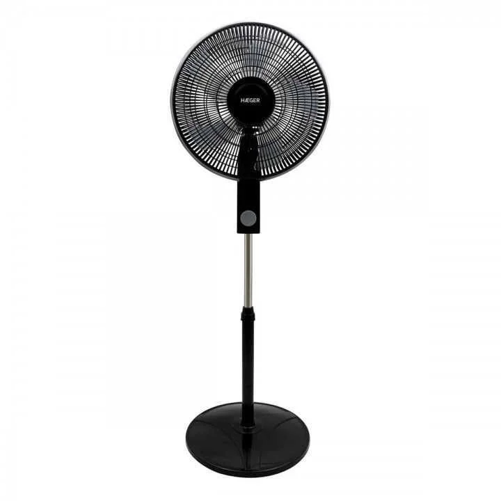 HAEGER VENTOINHA PE SMOOTH WIND 40CM PRETA