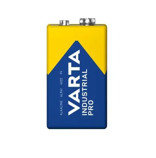 Pilha Alcalina 9v/6lr61 Industrial Varta