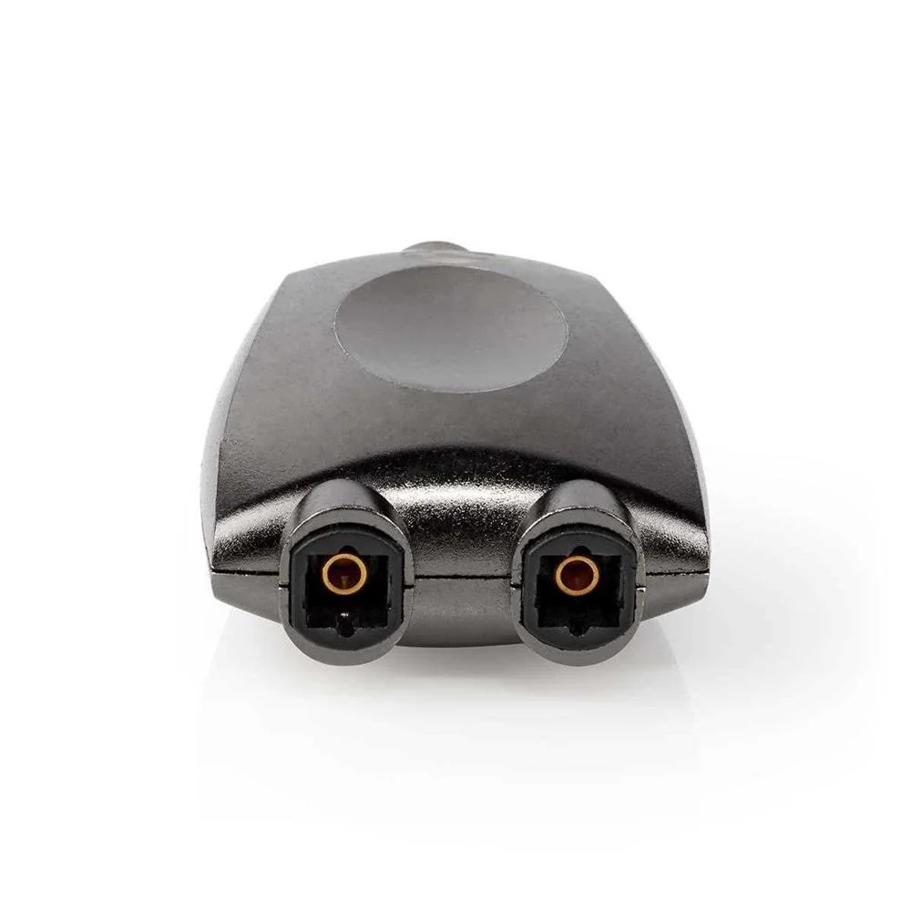 Adaptador Toslink  Toslink Hembra  2x Toslink Hem.