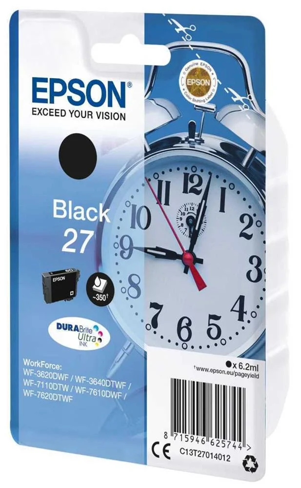 Tinteiro Epson 27 Preto - Wf36xx/7110/7210/76xx/77xx