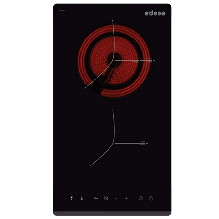Edesa Placa Domino Vitro 30cm