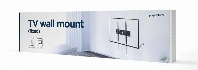 Gembird Wm-55f-02 Tv Mount 139.7 Cm (55 ) Black