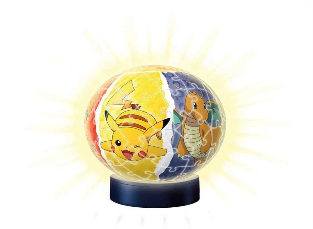 3D Puzzle Ravensburger Ball Night Light Pokémon