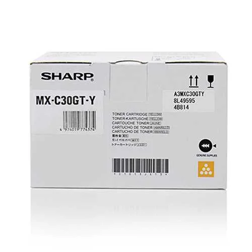 Sharp Toner Mx-C30gty F?r Mx-C250f/C300w Yellow