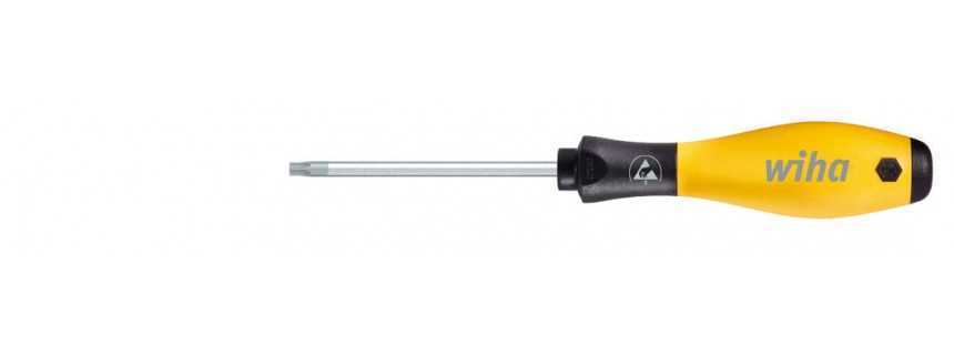 Wiha Screwdriver Softfinish® Esd Torx® (27641) T5 X 60 Mm