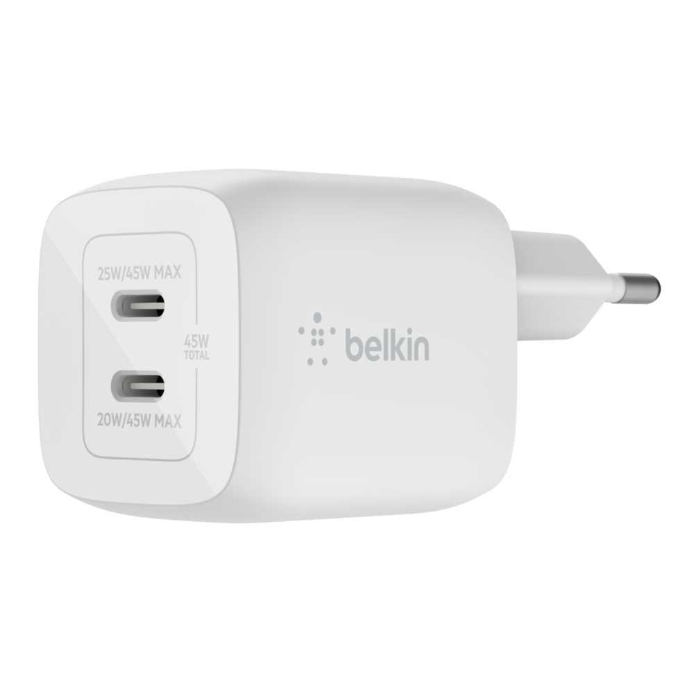 Belkin Wch011vfwh Portátil, Smartphone, Tableta Blanco Corriente Alterna Carga Rápida Interior