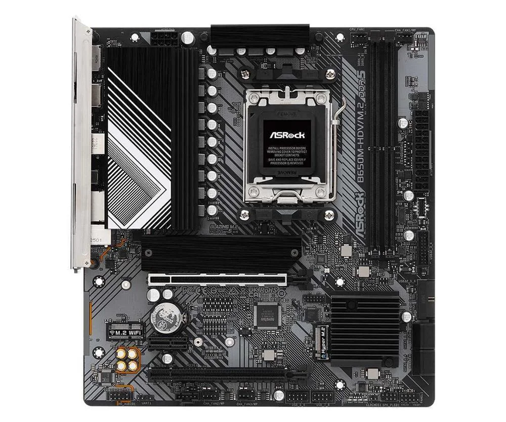 Asrock B650m Hdv/M.2             Am5 Matx Hdmi/Dp       Ddr5