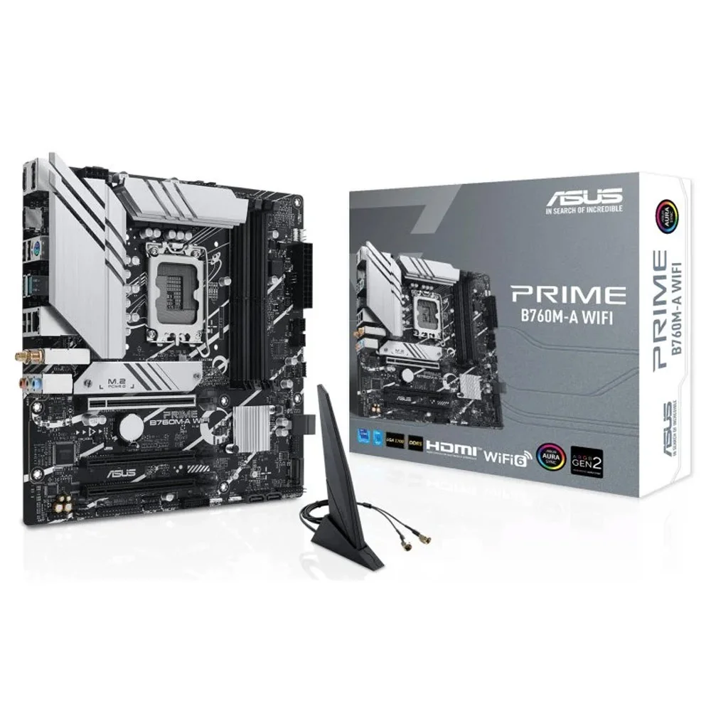 Placa Asus Prime B760m-A Wifi,Intel,1700,B760,4dd.