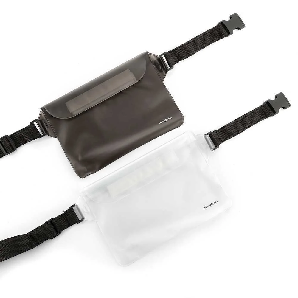 Bolsa de Cintura Impermeável com Correia Ajustável Wannis Innovagoods 2 Unidades 