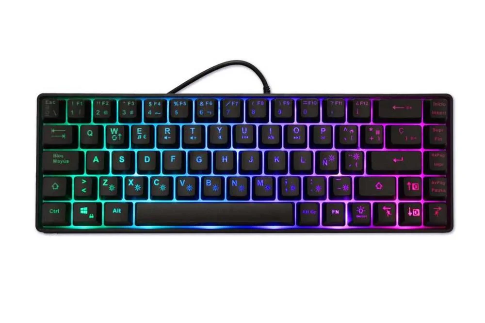 Deep Gaming Mini Tm065 Teclado Usb Qwerty Espanho.