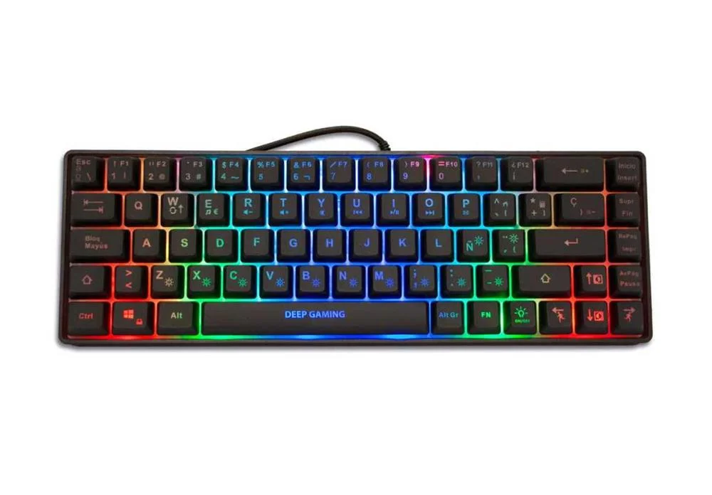 Deep Gaming Mini Tm065 Teclado Usb Qwerty Espanho.