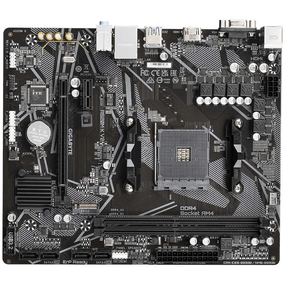 Motherboard A520m K V2 Amd Socket Am4 - Gigabyte