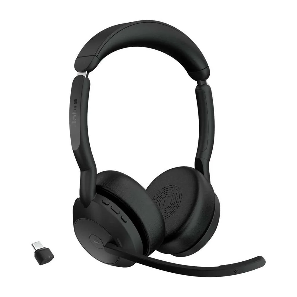 Jabra Evolve2 55 Ms Stereo Headset Usb-C Zoom-Bluetooth