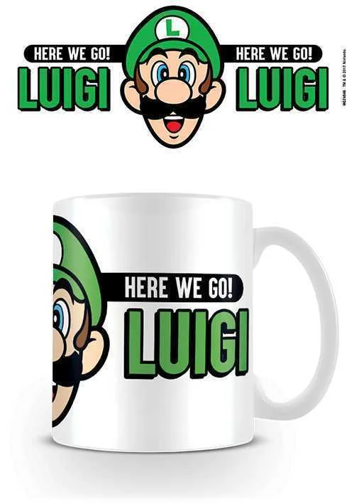 Pyramid Super Mario Caneca Verde, Branco Café