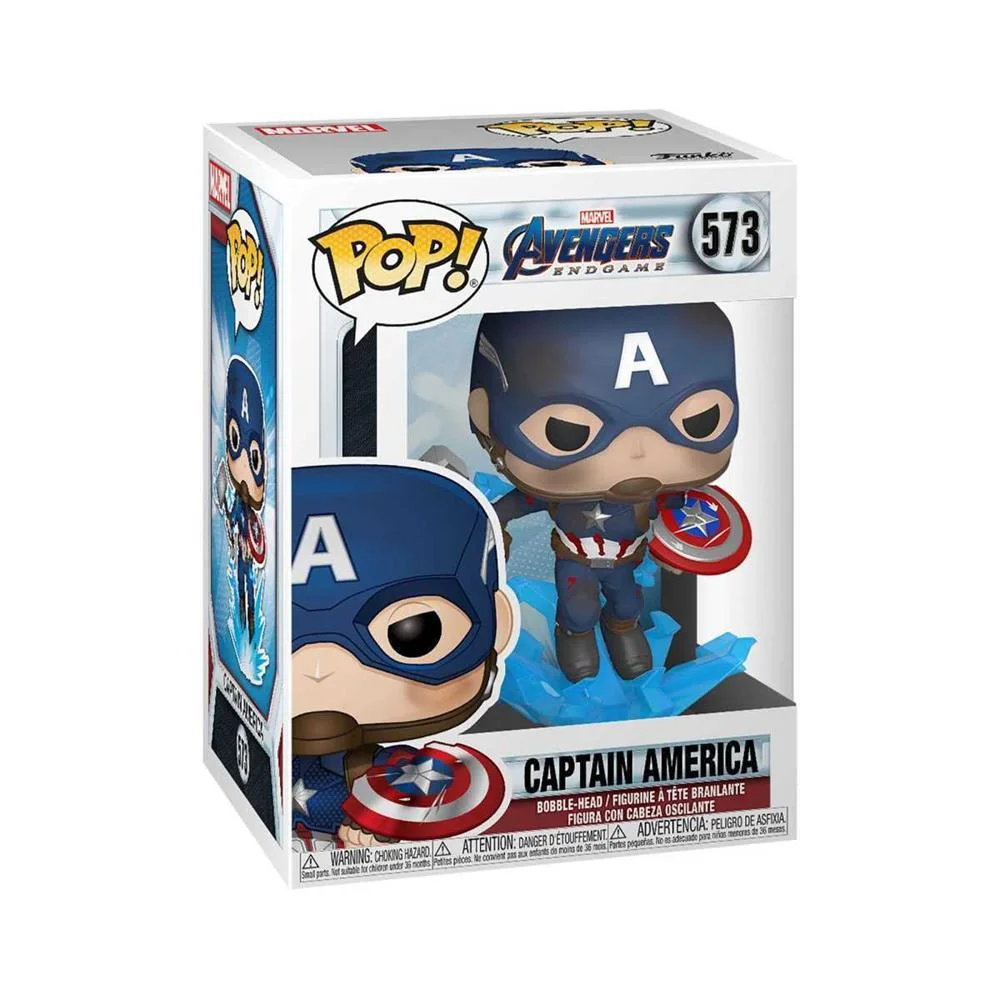 Figura Pop Marvel Vengadores Endgame Capitan Amer.