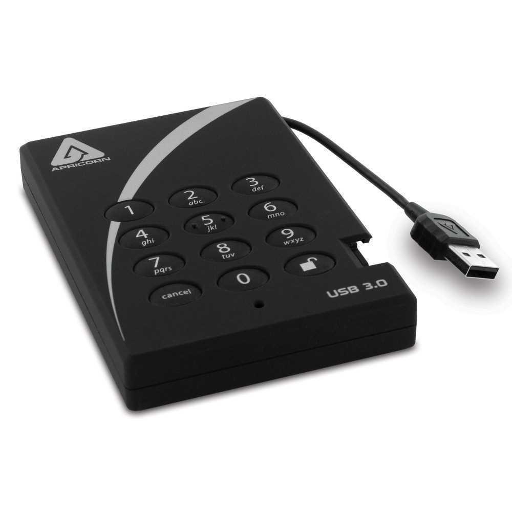 Apricorn A25-3pl256-1000 Disco Externo 1000 Gb Pr.