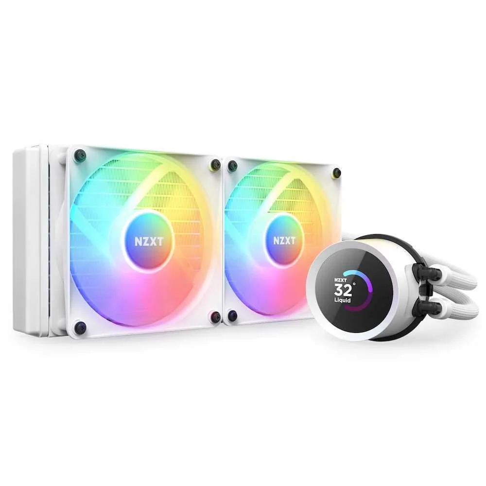 Nzxt Kraken 240 RGB Prozessor-Flüssigkeitskühlsystem Prozessorflüssigkeitskühlsystem (Rl-Kr240-W1)