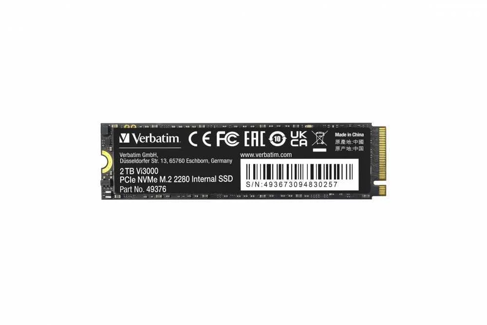 Ssd 2tb Verbatim Vi3000 Internal Pcie Nvme M.2
