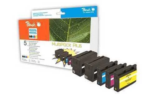 PEACH 319225 TINTEIRO 5 UNIDADE(S) PRETO, AZUL, C.