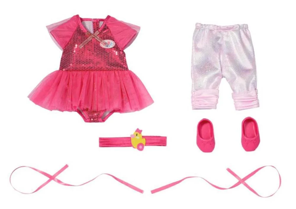 ZAPF BABY BORN DELUXE BALLERINA 43CM CONJUNTO DE .