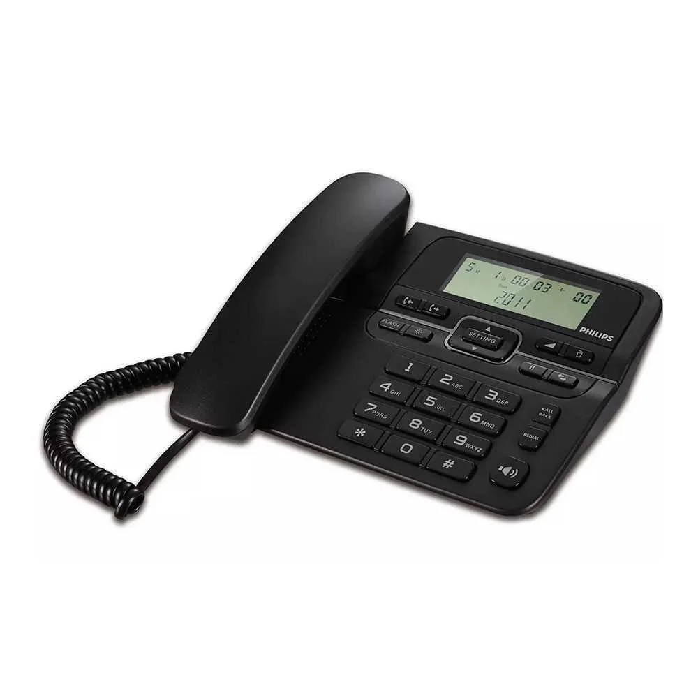 Telefone Digital C/ Fios M20b/00 Preto - Philips