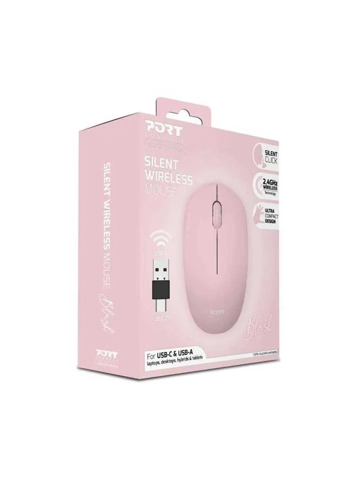 Port Rato Wireless Collection 1600dpi Blush