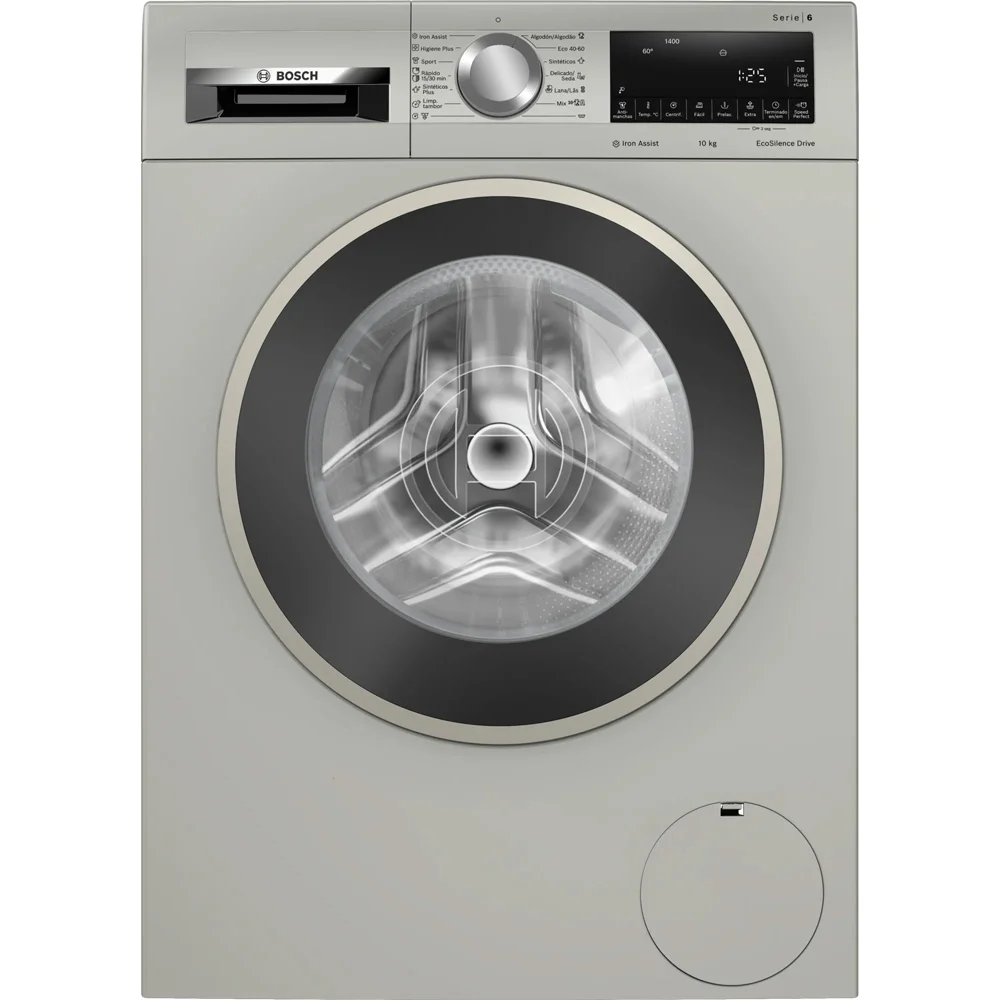 Washing Machine Wgg254zxes Serie 6 10kg 1400rpm (Silver Stainless Steel) - Bosch