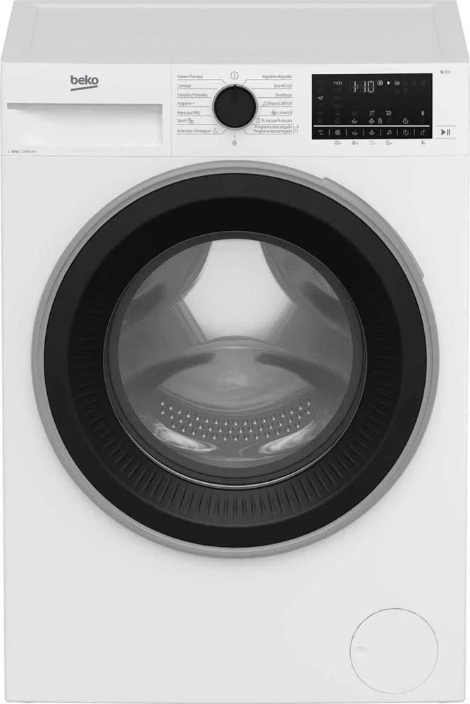 Washing Machine B3wft510415w 10kg 1400rpm (White) - Beko