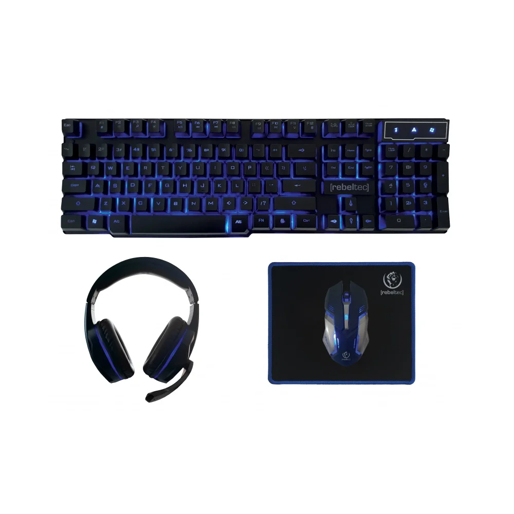 Gaming kit:keyboard+mous +pad+headphone