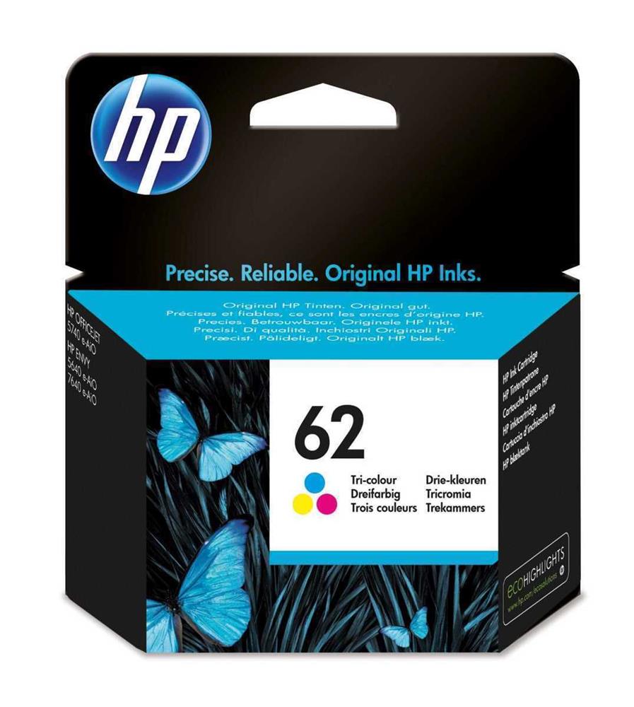 Hp 62 Cartucho de Tinta Hp62 Tricolor (C2p06ae)