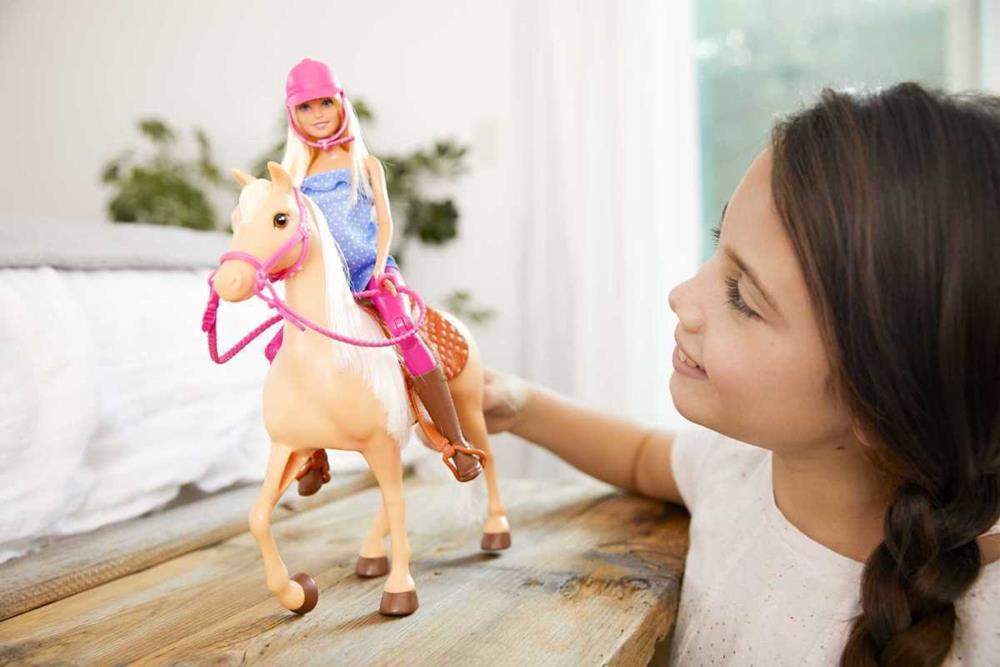 Boneca Barbie Fxh13 Cavalo 