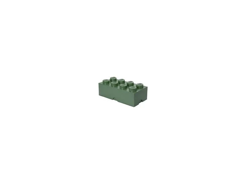 Caixa armazenamento LEGO Storage Brick verde areia