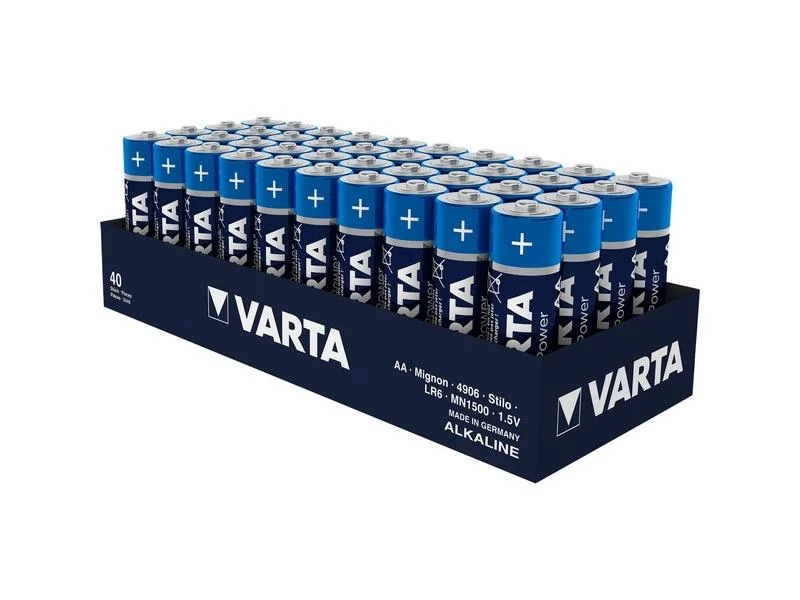 Pilhas Varta Longlife Power 40x