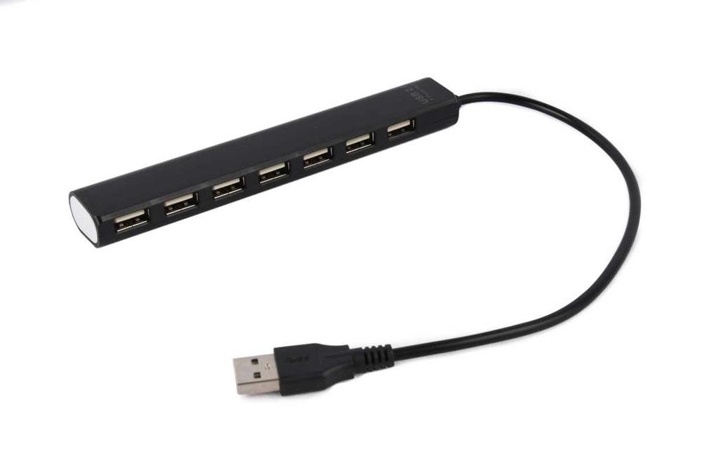 Hub Usb 2.0 de 7 Puertos Negro