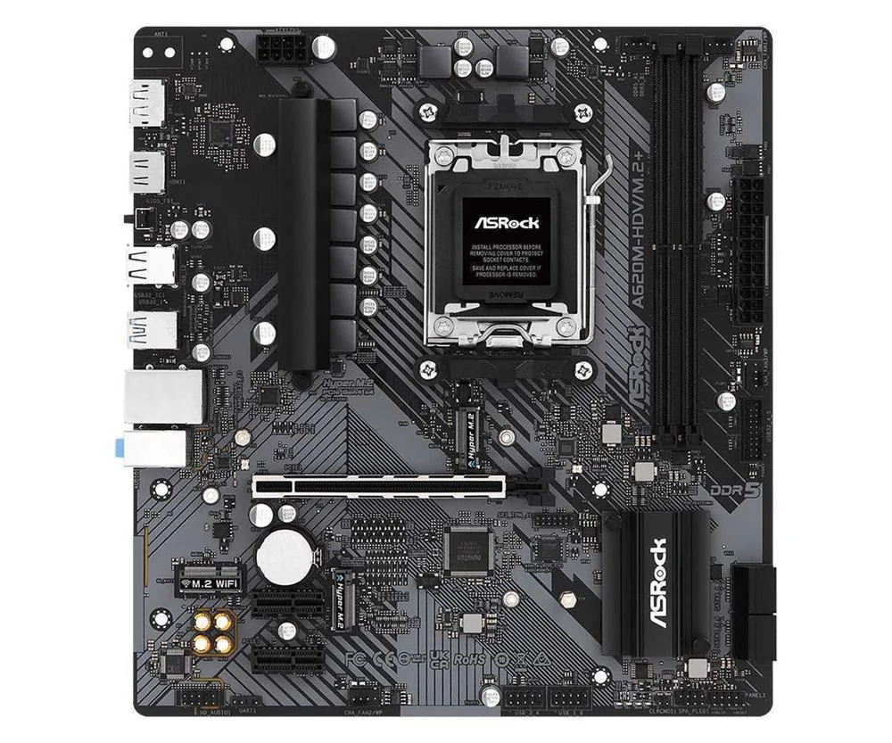 *A620M-HDV/M.2 AM5       2DDR5 HDMI/DP M.2 mATX