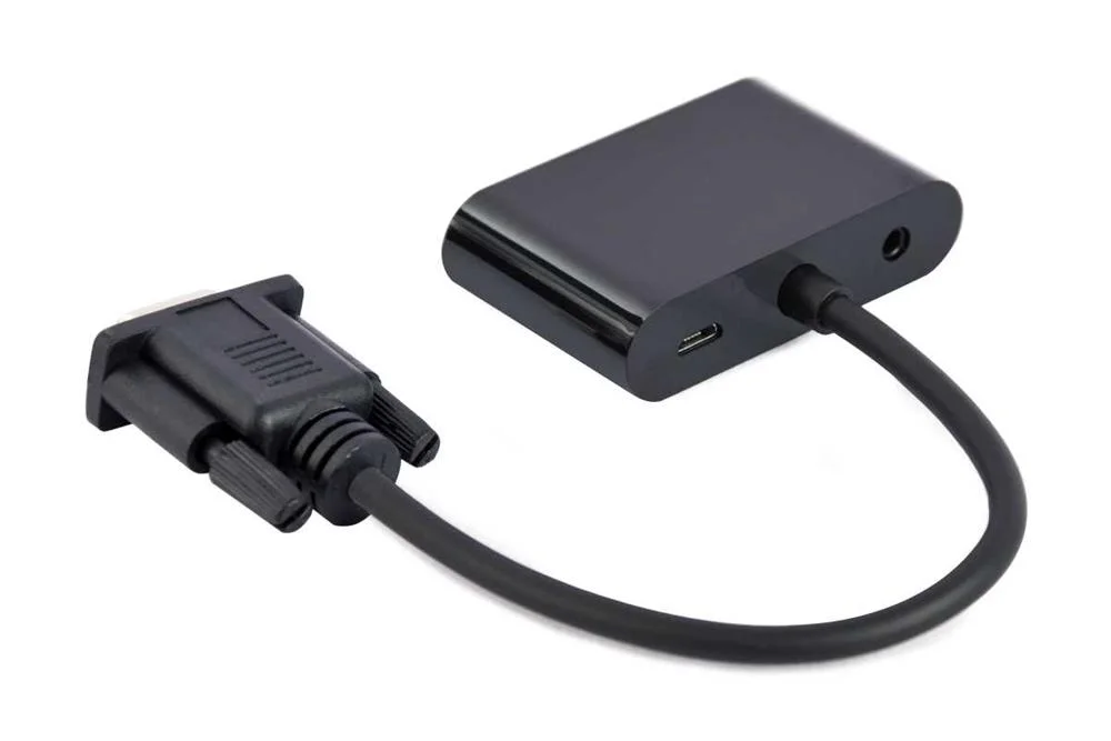 Adaptador Vga para Hdmi Gembird A-Vga-Hdmi-02 Preto